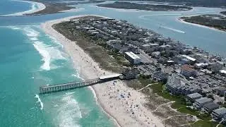 Flying over WRIGHTSVILLE BEACH HD / 10+ Minutes Drone Footage of Wrightsville Beach, North Carolina.