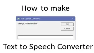 How to make your own Text to Speech Converter.