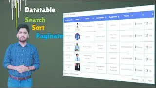 Bootstrap dataTable with Searching, Sorting and Pagination