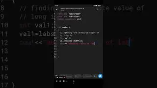 labs() for long integer version in C++ 