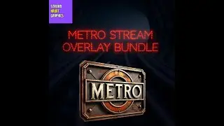 Stream Overlay Bundle of 4 Seamless Underground Metro Train Animations with Ambient Sound  Driver...