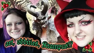 Anti-Xmas Flea market vlog! Weird art, oddities, accessories and more! ~Mooseham