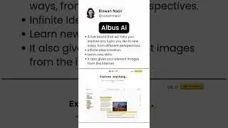 Albus Ai: Infinite Idea Creation 🔥 #shorts #ai
