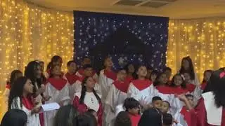 Hino 120 da harpa cristã - Grupo infantil na cantata de natal de Mauro Marcondes em AD BELÉM.