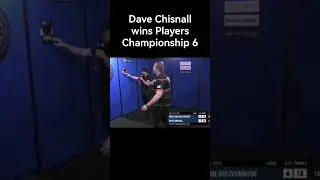 Dave Chisnall wins Players Championship 6 #darts #davechisnall #dirkvanduijvenbode #champion