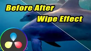 Before After Wipe Transition (NO Plugins!) - DaVinci Resolve