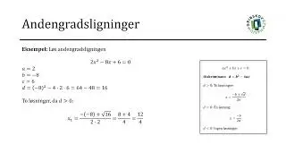 Løsning af andengradsligninger