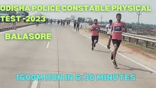 Odisha police constable running test- 2023 1600m run in 6:30 minutes Achieving Fitness Goals