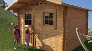 montaggio casetta in legno da giardino Rustica