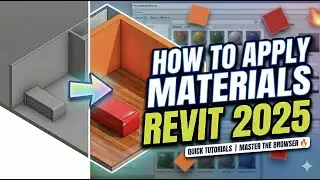 HOW TO APPLY MATERIALS IN REVIT 2026 | QUICK TUTORIALS |