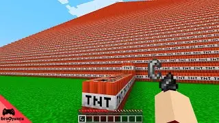BİR SANİYEDE DEV TNT PİRAMİT PATLATMAK - MİNECRAFT