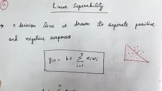 20. Linearly separable- Neural networks
