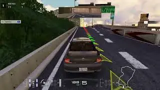 Mitsubishi Evolution VIII Gsr Shotoko Expressway C1 outer loop (Assetto Corsa Gameplay)