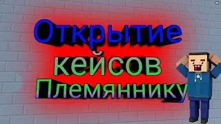 Открытие кейсов племяннику!