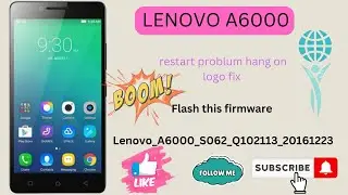 Lenovo A6000 Flash UMt restart Hange on Logo Fix