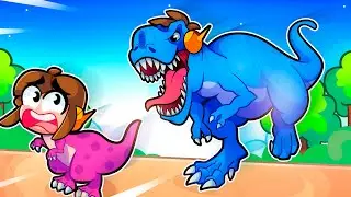 Me tornando o MAIOR DINOSSAURO para devorar minha amiga!
