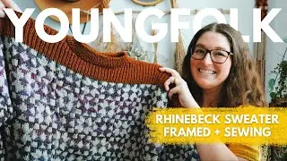 YoungFolk Knits Podcast: My Rhinebeck Sweater 2024 DRK Framed + Sewing Burnside Bibs