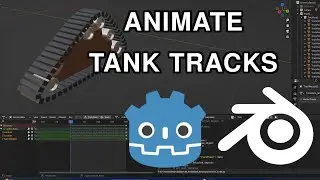 Animate Tank Tracks in Blender for Godot 4