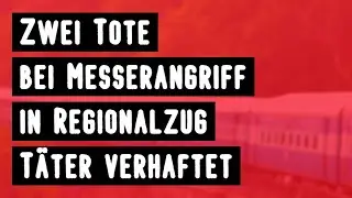 #Eilmeldung: 2 Tote bei #Messerangriff in #Regionalzug zwischen Hamburg und Kiel - Täter verhaftet