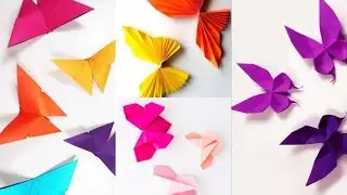 Discover the Art of Origami: Craft 4 Stunning Butterflies in Just 15 Minutes