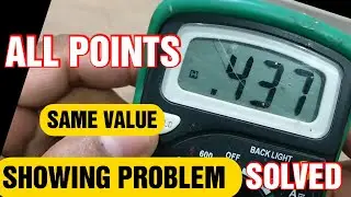 How to repair same digits showing problem in all points of mas830l multimeter