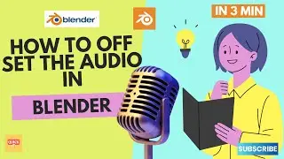 How To Off Set The Audio In BLENDER?
