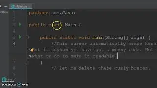 INDENTATION