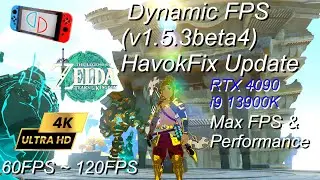 The Legend of Zelda: Tears of the Kingdom 4K Dynamic 60FPS +| Max FPS & Performacne | Yuzu EA 3678