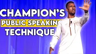 How He Won The Public Speaking Championship