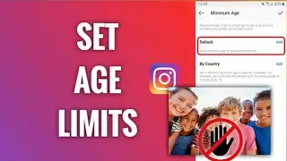 How to set instagram minimum age limit feature🥲 | Set age limitations on Instagram 🔥🔥 