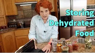 Preparing Dehydrated Food for Storage
