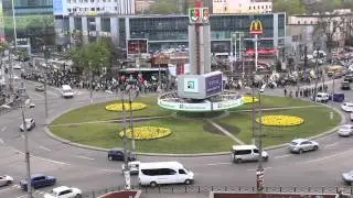 Кривий Ріг - Україна!  Хода вулицями міста (19.04.2014)