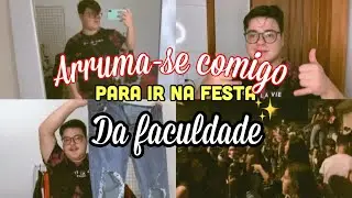 arrume-se comigo para uma FESTA UNIVERSITÁRIA + VLOG - *GET READY WITH ME* | Alison Stampine