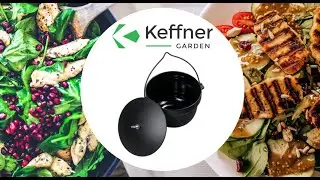 Kociołek żeliwny Keffner 10L