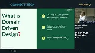 Connect Tech 2023   Domain Driven Design with React   Adrianna Valdivia