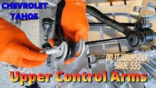 Chevy Tahoe - Upper Control Arm, Wheel Bearing and CV axle HOME install.