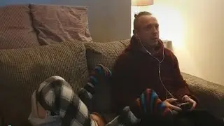 Dad's gaming time comes to a halt when son farts unexpectedly || WooGlobe