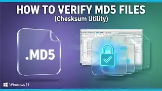 How to Verify MD5 Files (MD5 & SHA Checksum Utility)