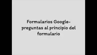 Google forms: nombre y apellidos, grupo, emails