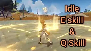 NEW Gorou GAMEPLAY Showcase [ Idle, E skill, Q Skill ] Genshin Impact 2.3