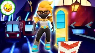 Subway Surfers #79  Super Runner Tricky, сёрфдоска Trickster и неоновый Копенгаген! На весь экран