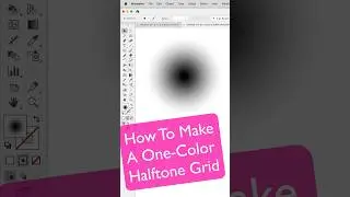How To Make A 1-Color Halftone Grid In Illustrator?  