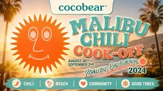 Cocobear at the Malibu Chili Cook Off 🥥🐻