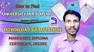 How to Find University Enrolment Number || Mjpru Download Marksheet