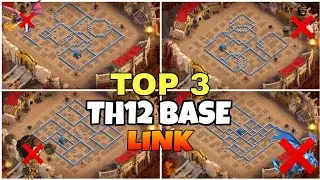BEST - 03 STRONG TH12 BASE | TH12 UNDEFEATED WAR BASE WITH LINKS | TH12 BASE 2025