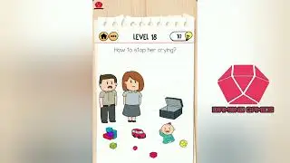 Brain Test 2 The Mcbrain Family Level 18 how to stop her crying