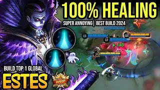 Estes Best Build 2024 And Emblem 2024 Unstoppable - Build Top 1 Global Estes ~ Mobile Legends (MLBB)