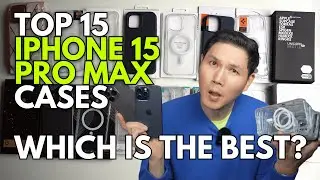 Top 15 IPHONE 15 PRO MAX CASES on Amazon - Which one is the BEST?