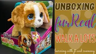Unboxing FurReal WalkaLots / JT’s Toy Dog / Walking, Barking and Far ting Toy Dog
