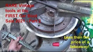 First Car Boot Sale 2021 - Part 2 | Vintage WW2 tools, tool haul
